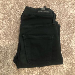 Citizens of Humanity rocket high rise black jeans